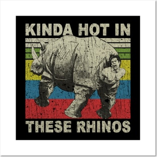 RETRO STYLE - ACE RHINOS - KINDA HOT IN THESE RHINOS Posters and Art